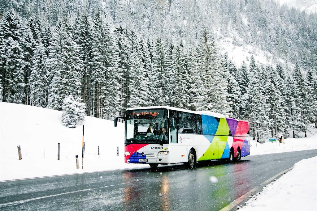 Bergheimat Mühlbach Skibushaltestelle