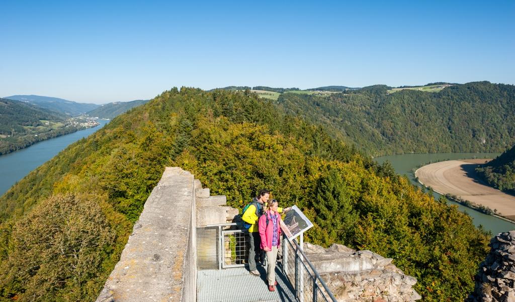 Ausblick von der Burgruine Haichenbach