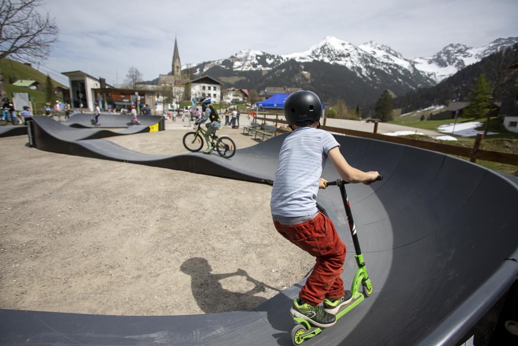 Pumptrack Kleinwalsertal Sommer