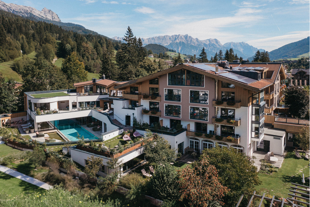 Biohotel Rupertus Haus vom Westen