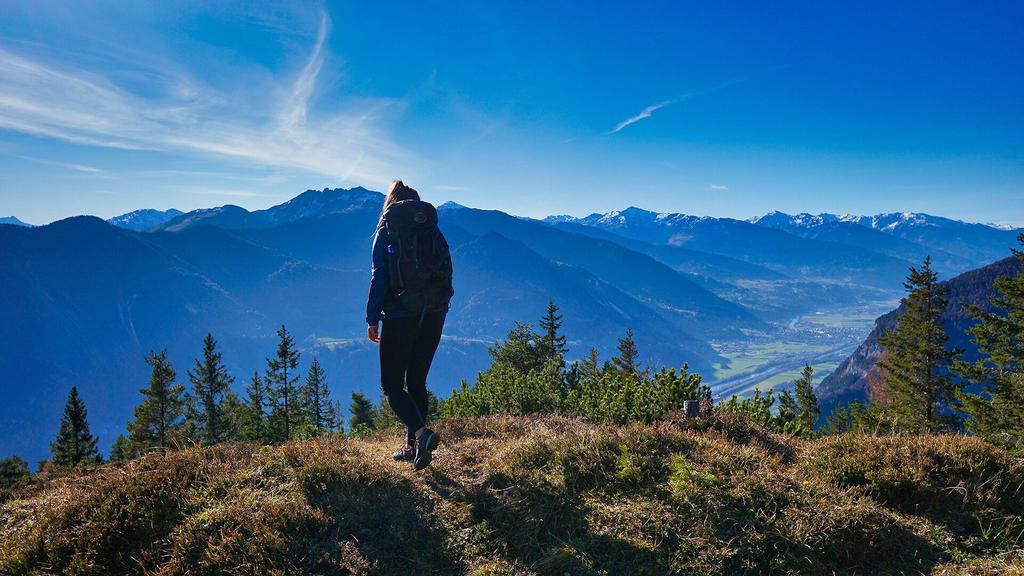 Blick ins Inntal bei der Astenau Alpe