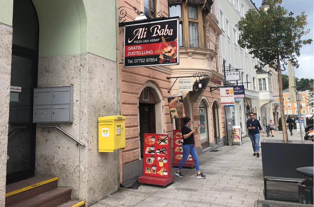 Außenansicht Ali Baba's - Pizza & Kebab Haus