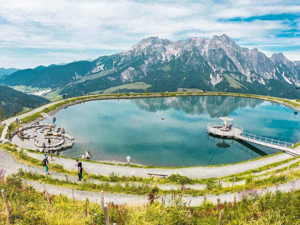 Stille Wasser am Asitz in Leogang