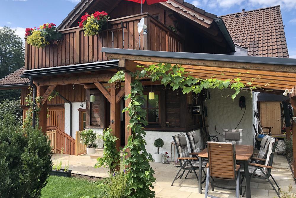 Sommeransicht der Ferienwohnung Familie Unterberger Bad Goisern