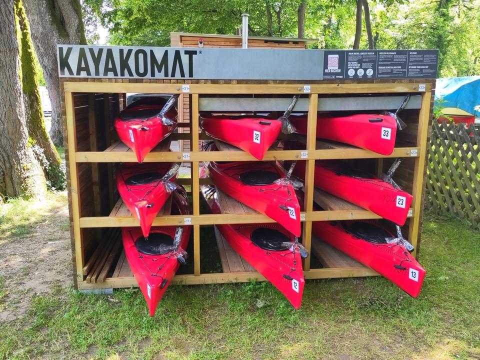 Kayakautomat Schörfling am Attersee