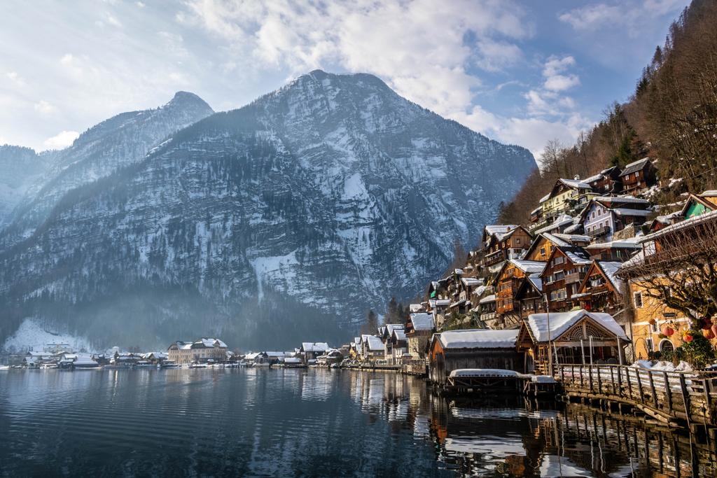 Blick nach Hallstatt Lahn