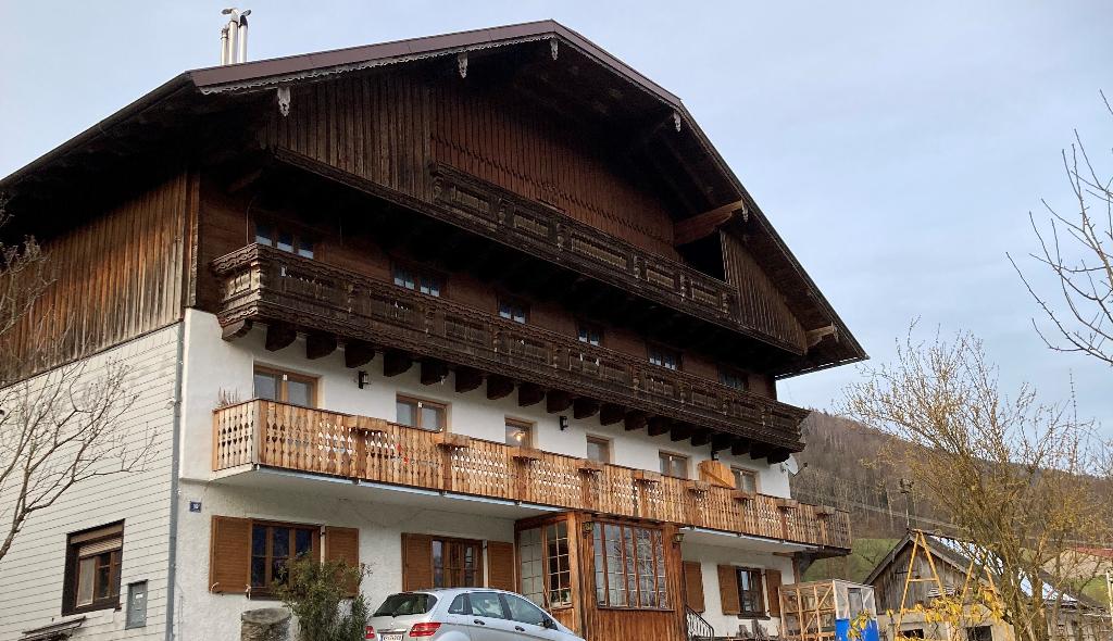 seitliche Hofansicht beim Oberleitner Hof