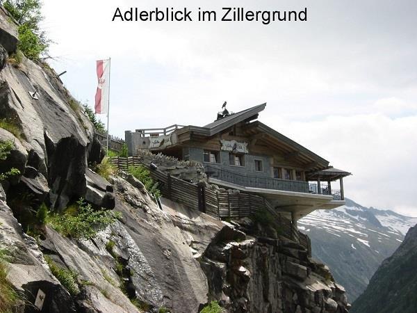 Adlerblick 1.900m - Zillergrund-Einkehr zum Adlerblick