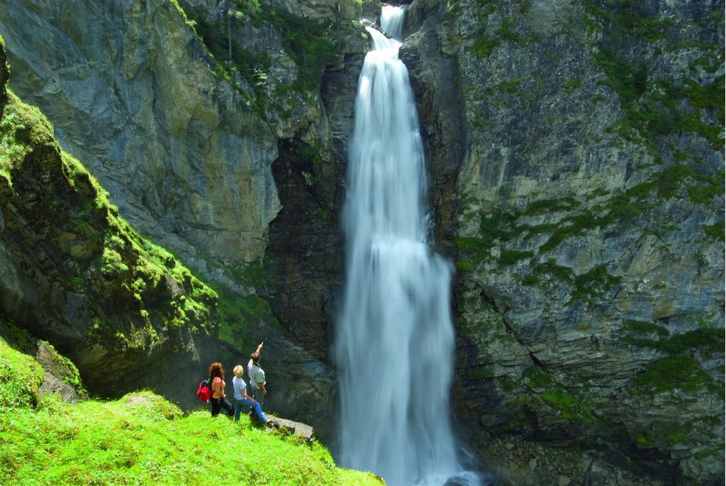 Aussichtskanzel gegenüber des Gößnitzwasserfalls
