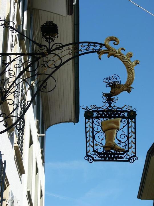 Schild Schuhgeschäft