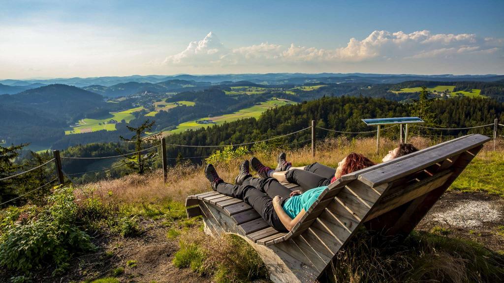 Aussicht vom Burgstall in St. Georgen am Walde