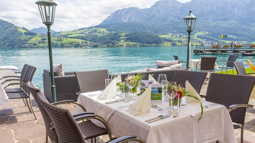 Seegasthof Stadler, Unterach am Attersee, Gastgarten