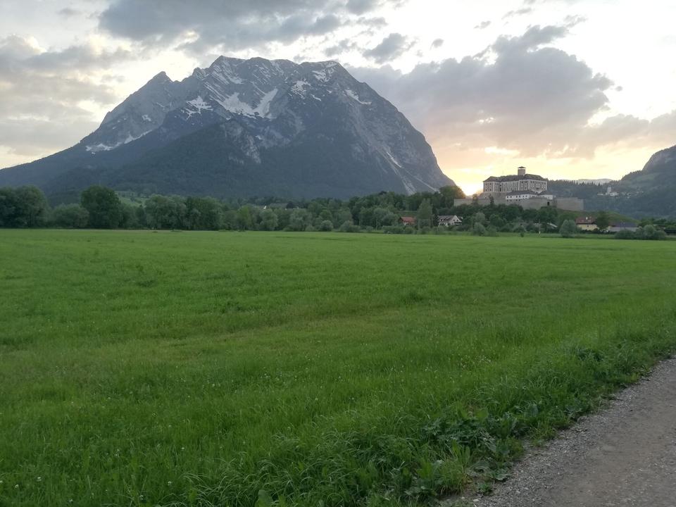 Schloss Trautenfels im Abendlicht