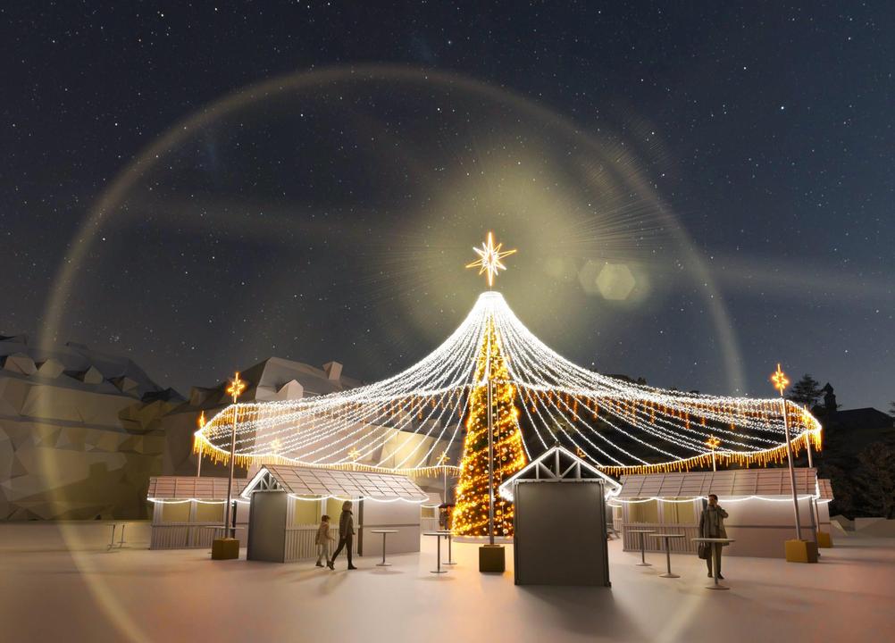 Wonderlend am Mariahilferplatz 2024 Visualisierung