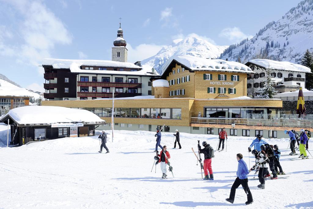 Romantik Hotel "Die Krone von Lech" im Winter