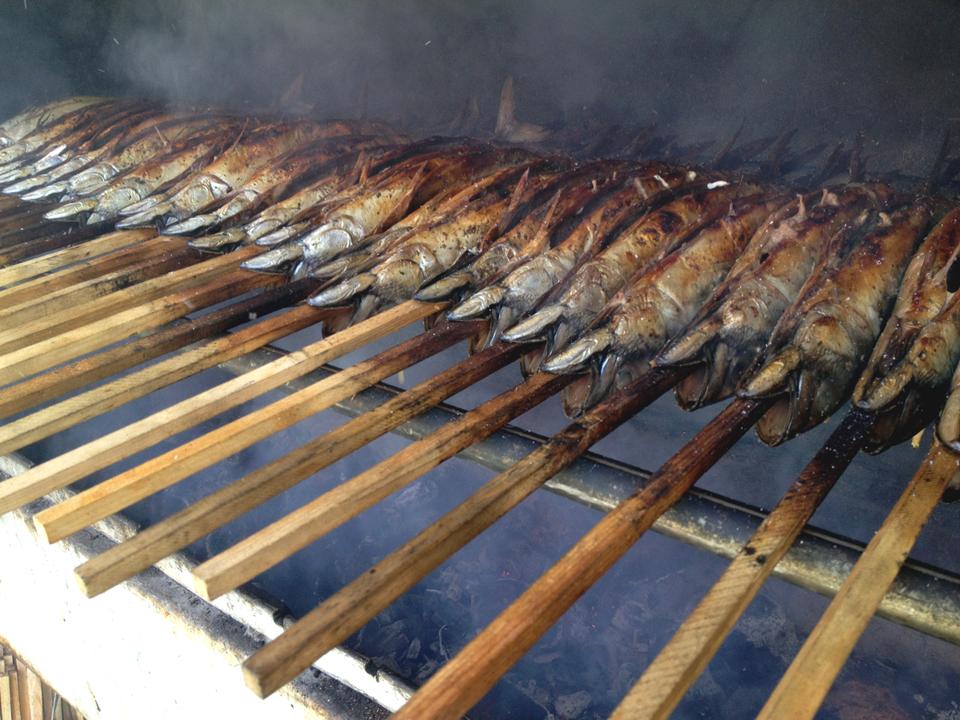 Steckerlfische bei Martinez