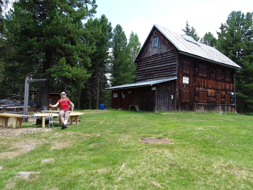Rast bei der Esebeckhütte am Kreischberg