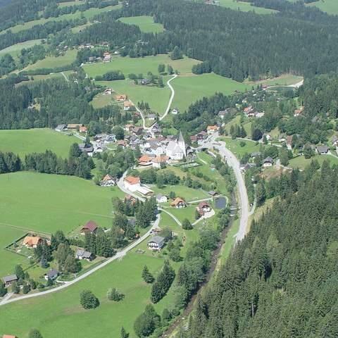 Blick auf Hirschegg
