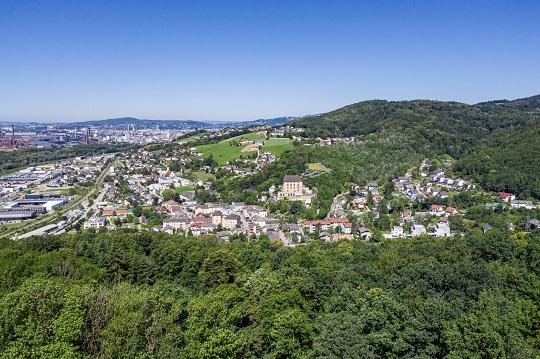 Steyregg Ansicht von oben