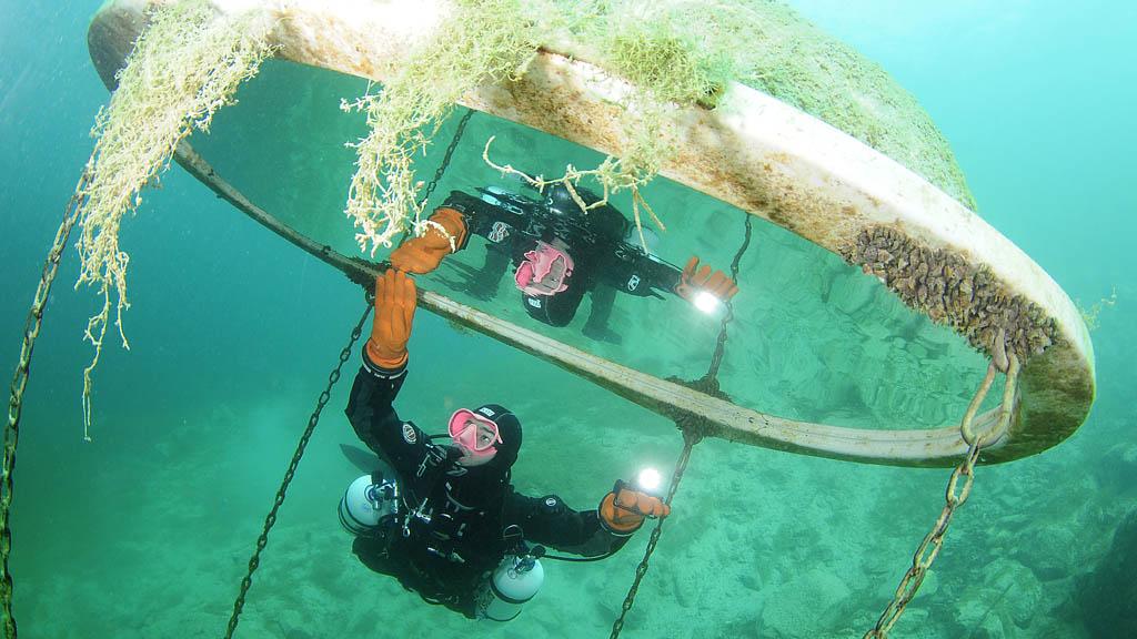 Tauchen im Attersee, Symbolfoto