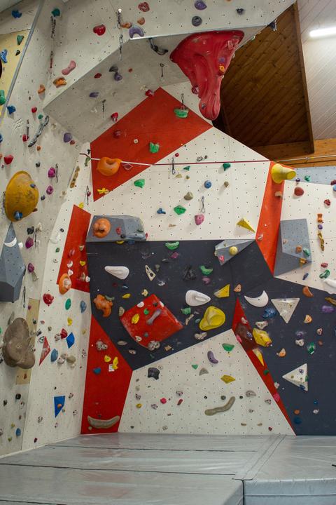 Kletterhalle des Alpenverein Ried am Messegelände