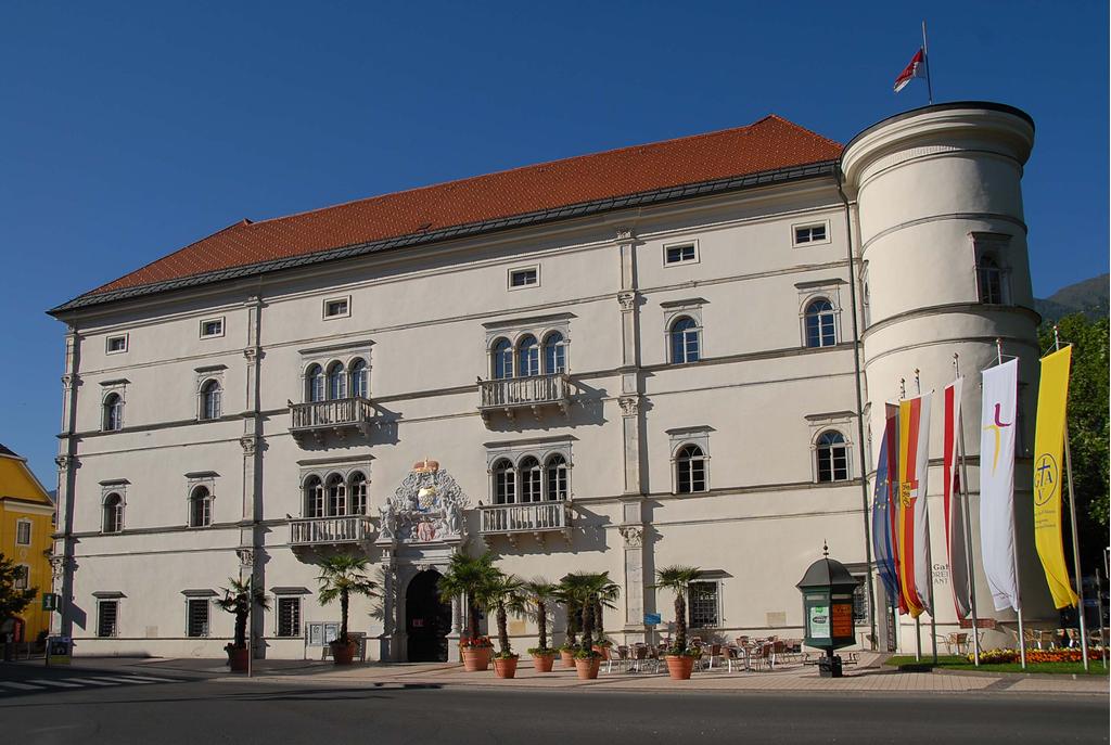 Das Renaissanceschloss Porcia in Spittal an der Drau
