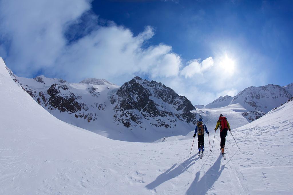 Auf dem Weg zur Weisskugel