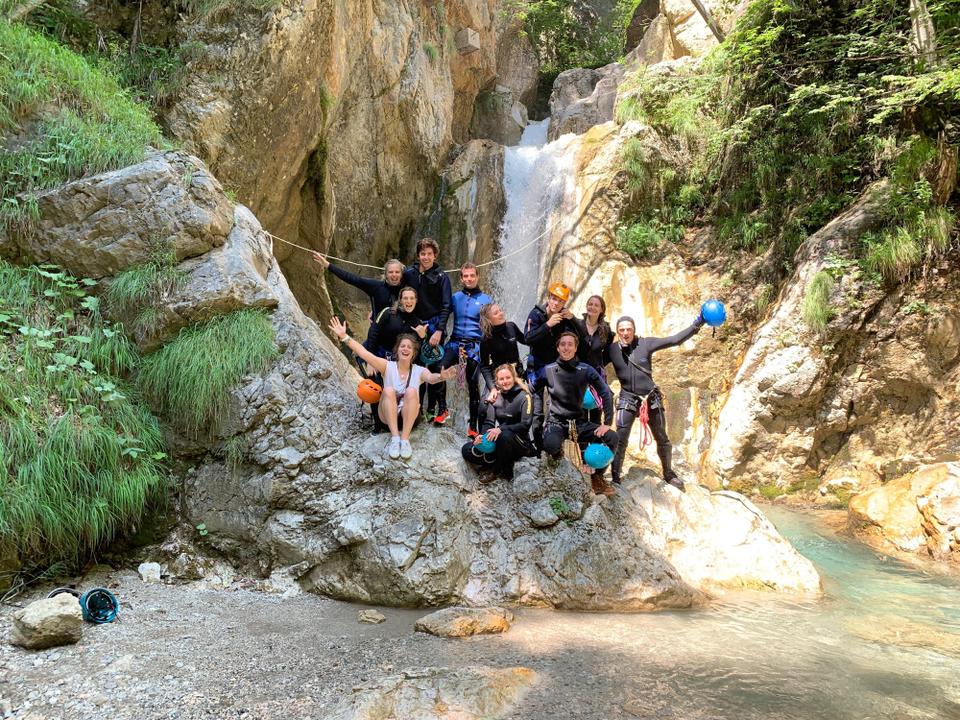 Familiencanyoning Tscheppaschlucht