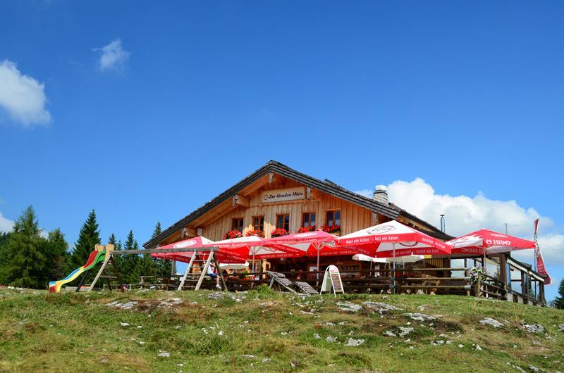 Blonde Hütte Postalm.