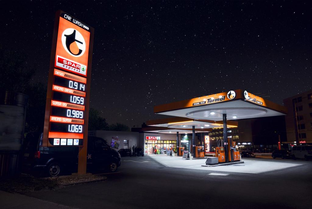 Turmöl Tankstelle