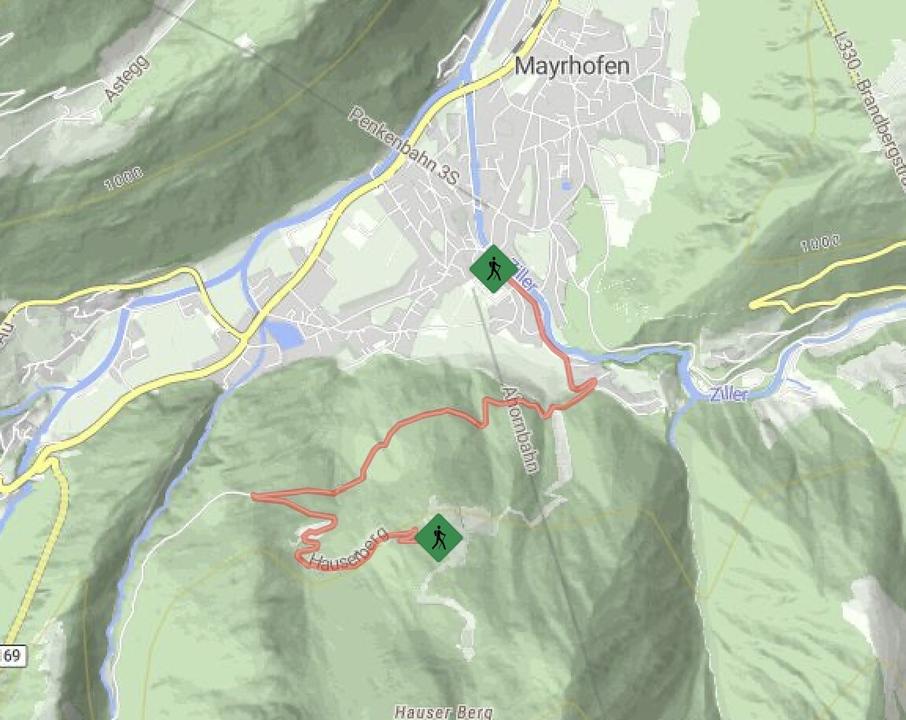 Hüttenwanderung - Mayrhofen Ahornbahn Talstation - Wiesenhof .jpg
