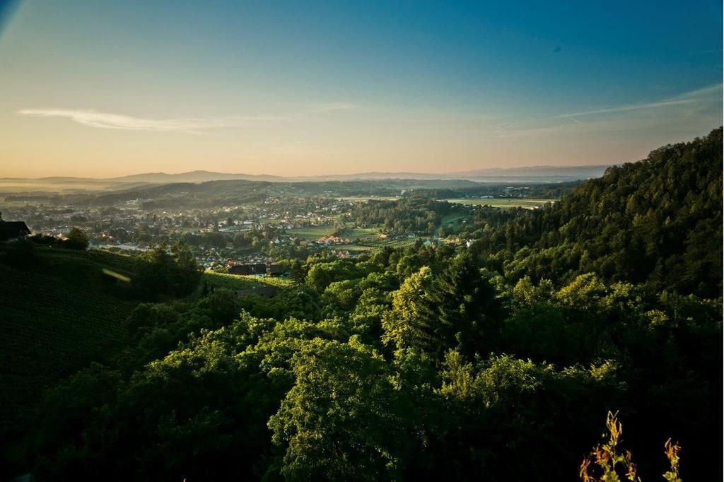 Ausblick von der Burg nach Deutschlandsberg