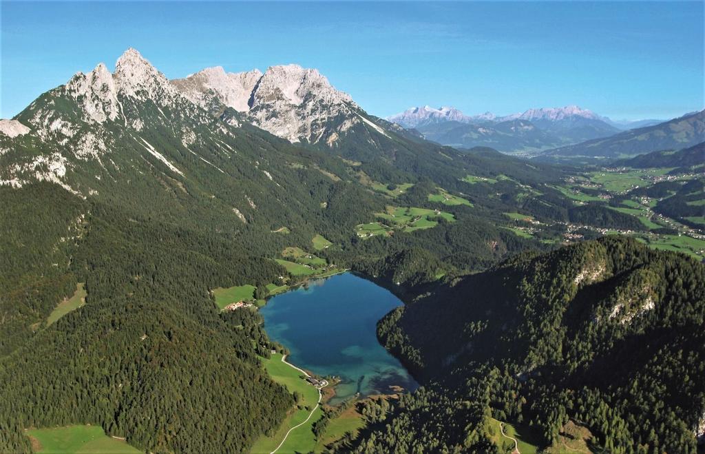 Scheffau_Hintersteiner See_Luftaufnahme_Wilder Kaiser