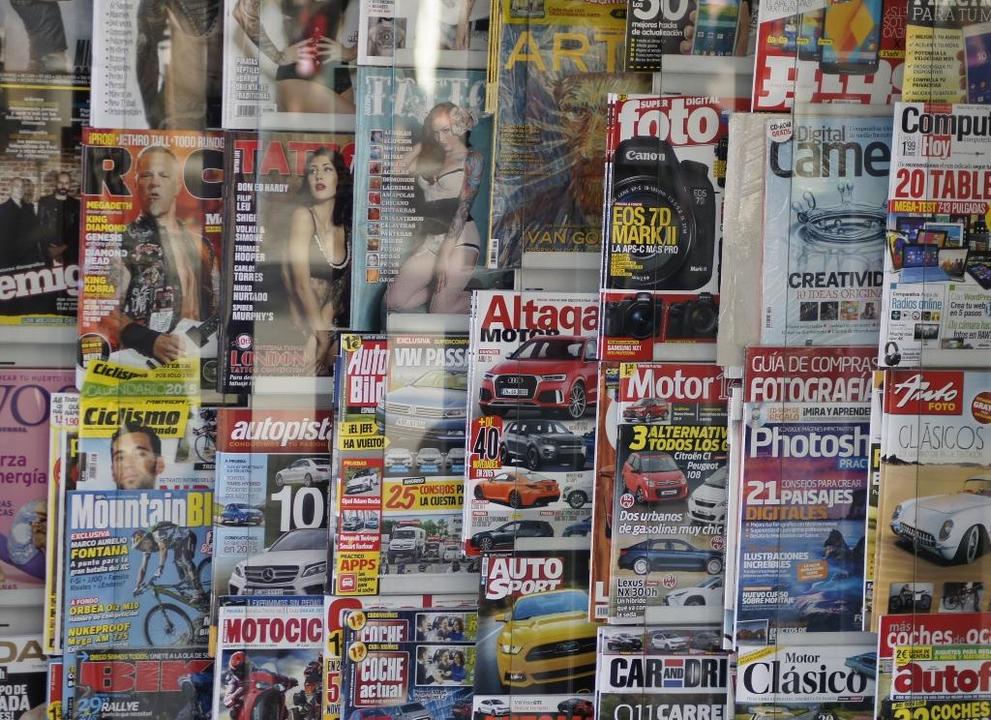 Tabaktrafik-Kiosk-Zeitschriften