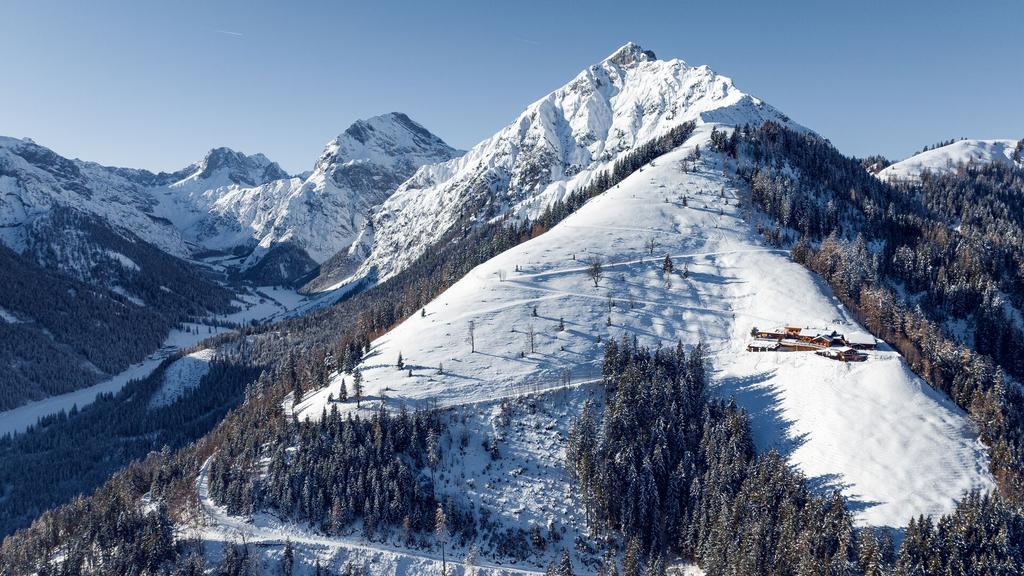 die Feilalm - unterhalb des Feilkopf Gipfels