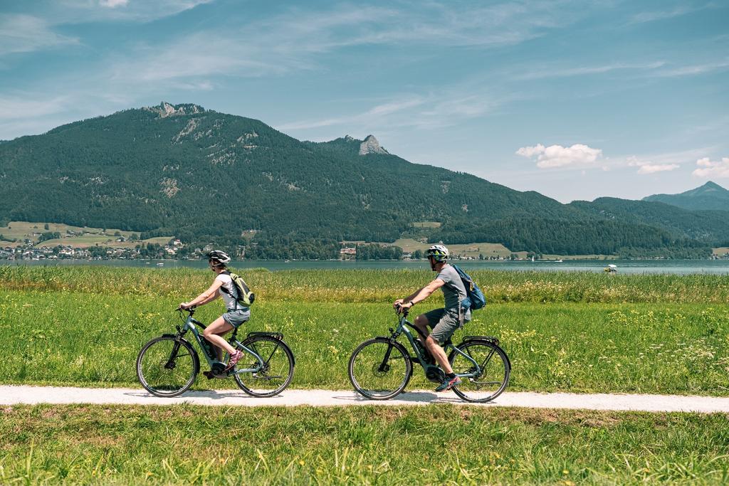 Radfahren am Wolfgangsee