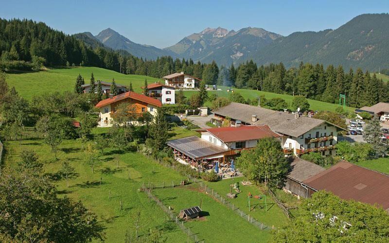 Alpengasthof Schneeberg Thiersee -  Luftansicht