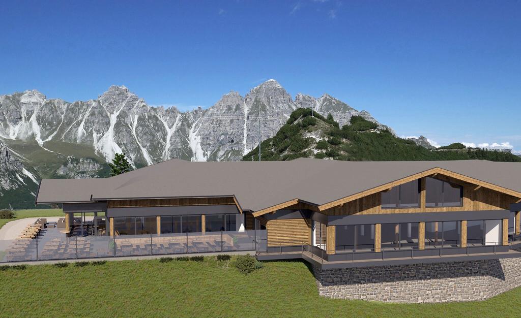 Panorama Restaurant Kreuzjoch 2.136m - Sommer