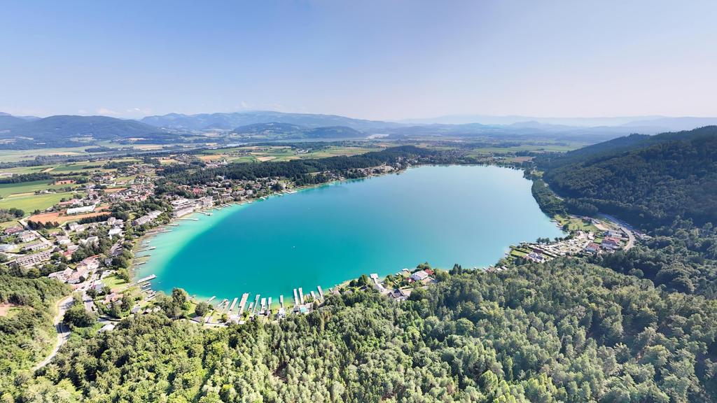 Klopeiner See Luftaufnahme
