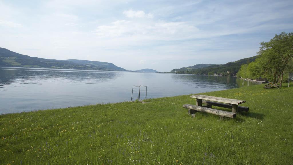 Naturbadeplatz Weißenbachaufsatz, Steinbach am Attersee