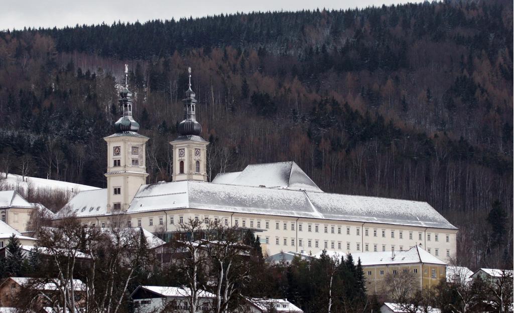 Stift Schlierbach im Winter