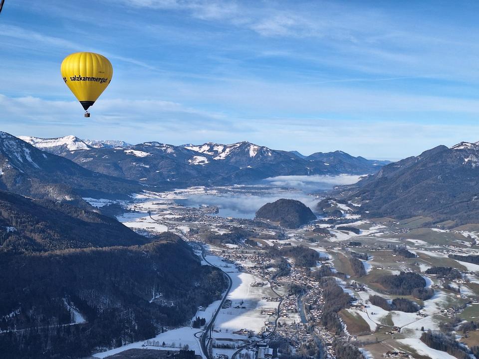 Heißluftballon Salzkammergut