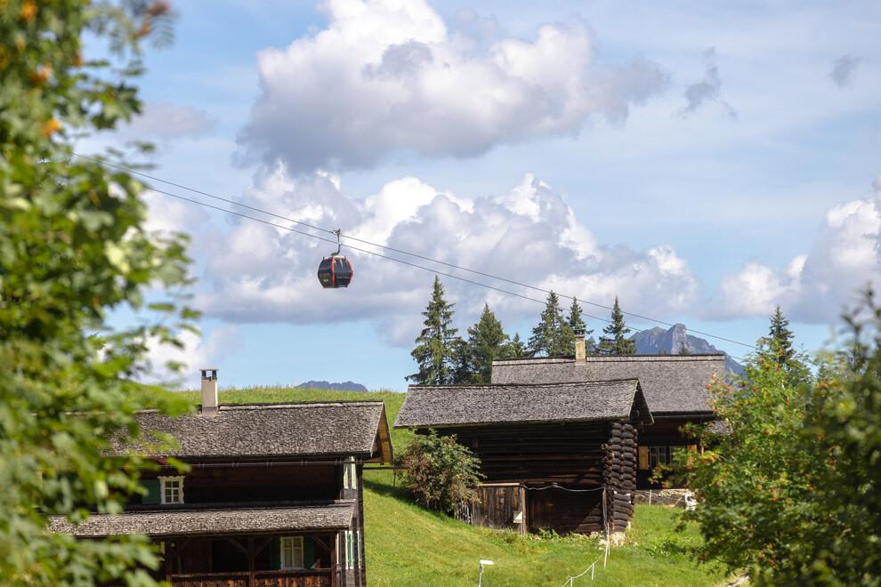 Landschaft am Golm im Montafon