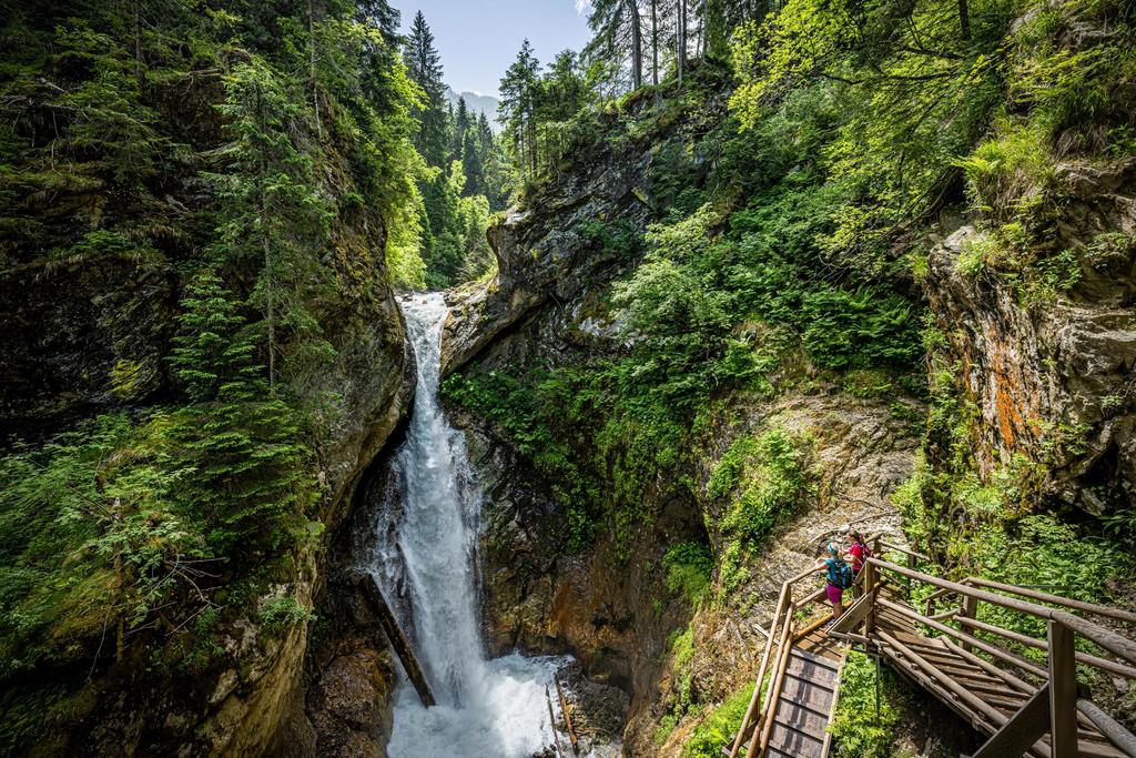 Blick auf den Wasserfall
