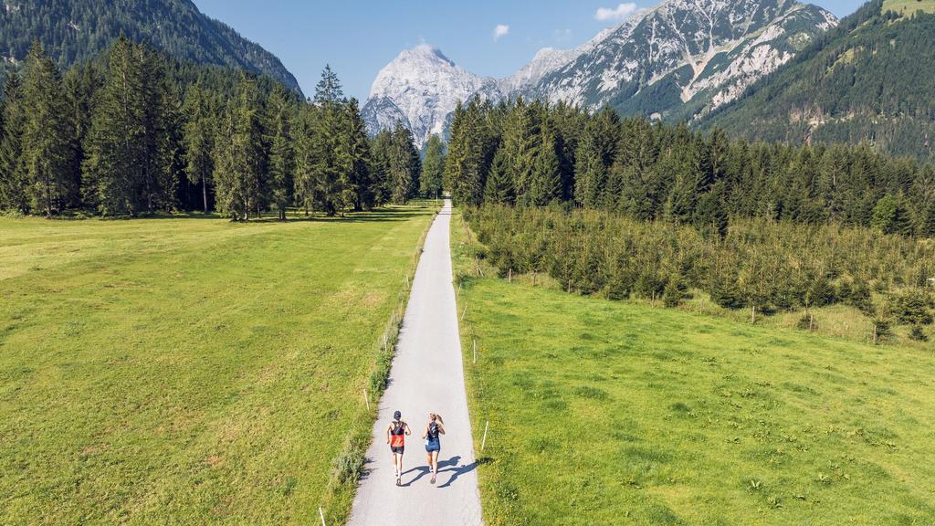 Laufrunde in Pertisau - Richtung Falzthurn Alm bevor man links ins Tristenautal einbiegt