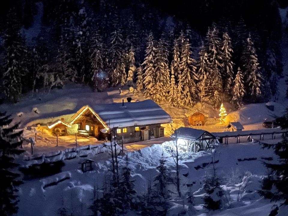 Unterberghaus im winter