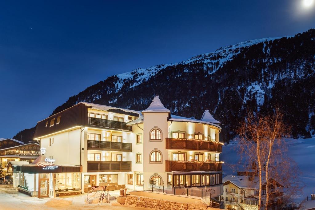 Hotel Venter Bergwelt Winter - Nacht
