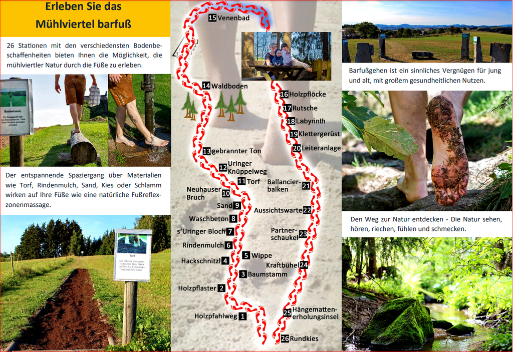 Barfußweg Flyer Cover