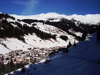 Blick auf Lanersbach