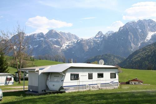 Campingplatz Oberwötzlhof Abtenau Sommer